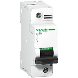 Schneider A9N18447 | Miniature circuit-breaker, Acti9 C120H, 1P, 100 A, C curve, 15000 A (IEC 60898-1), 15 kA (IEC 60947-2)