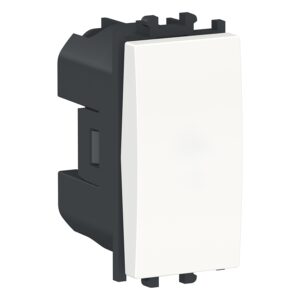 Schneider LMR0104001 | Easy Styl - 2 ways Switch 1 module - White