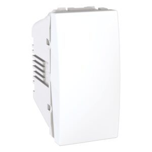 Schneider MGU3.105T.18 | Unica - rocker switch - intermediate - 10 AX 250 VAC - 1 m - white