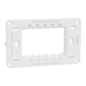 Schneider M3TB01S_03 | Supporting Frame, Miluz E, 3 gang, white