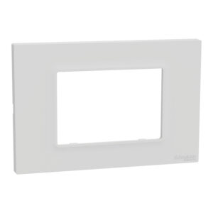 Schneider M3TB03_ALU | Cover frame, Miluz E, 3 gang, Aluminium