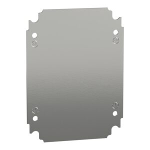 Schneider NSYMM2520 | Plain mounting plate H250xW200mm made of galvanised sheet steel