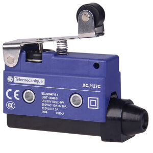 telemecanique XCJ127C | Short flat lever, roller end plunger