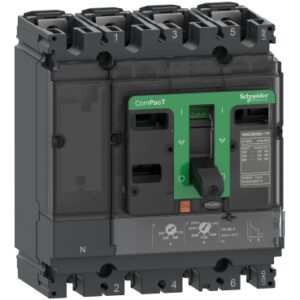 Schneider C16F6TM125 ComPacT | Product picture Schneider Electric  1  videos Circuit breaker, ComPacT NSX160F, 36kA/415VAC, 4 poles 3D (neutral not protected), TMD trip unit 125A