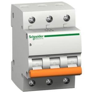 Schneider 11050 | Domae MCB – miniature circuit-breaker – 3P – 6A – C Curve – 6000A