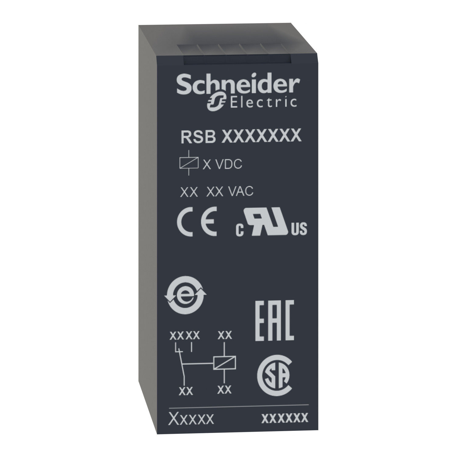 08-1.jpg Schneider RSB2A080P7 | Interface plug-in relay, 8 A, 2 CO, 230 V AC