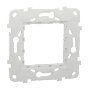 Schneider NU7002P | Fixing frame, New Unica, plastic, 2 modules, 1 gang
