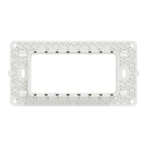 Schneider M3TB01S_04 | Supporting Frame, Miluz E, 4 gang, white