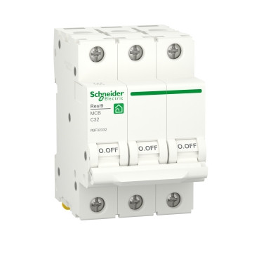 31.jpg Schneider R9F32332 | Miniature circuit breaker (MCB), Resi9, 3P, 32A, C curve, 4500A (IEC/EN 60898-1)