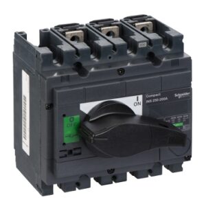 Schneider 31102 | switch disconnector, Compact INS250-200 , 160 A, standard version with black rotary handle, 3 poles