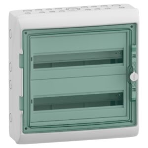 Schneider 13984 | Kaedra – for modular device – 2 x 18 modules – 1+1 terminal blocks
