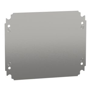 Schneider NSYMM3025 | Plain mounting plate H300xW250mm made of galvanised sheet steel 5 Schneider NSYMM3025 | Plain mounting plate H300xW250mm made of galvanised sheet steel