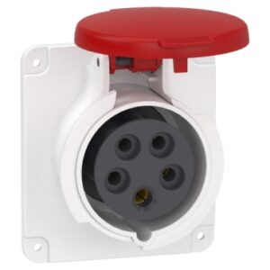 Schneider PKF16G435 | PratiKa socket – screw – straight – 16A – 3P + N + E – 380…415 V AC – panel