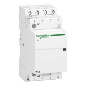 Schneider A9C20834 | contactor iCT – 4 poles – 4 NO – 25 A – 220..240 V AC