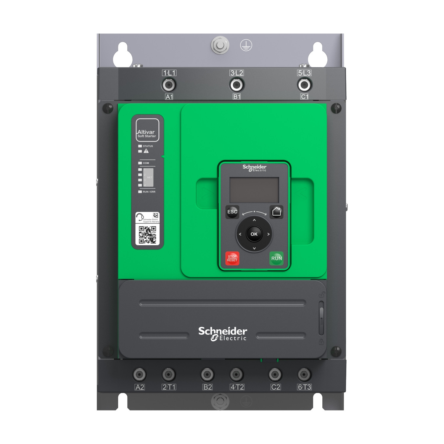 ATS480D88Y-2.jpg Schneider ATS480D88Y | Soft starter, Altistart 480, 88A, 208 to 690V AC, control supply 110 to 230V AC