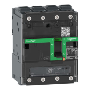Schneider C11N6TM016L | circuit breaker ComPacT NSXm N (50 kA at 415 VAC), 4P 3d, 16 A rating TMD trip unit, EverLink connectors