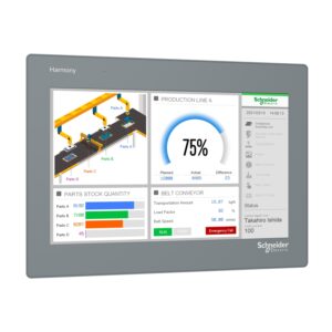 Schneider HMIET6600 | 12″ wide screen touch panel, 16M colors, COM x 2, ETH x 1, USB host / device, RTC, DC24V