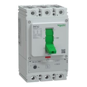 Schneider G40N3A400 | Circuit breaker, GoPact MCCB 400, 3 poles, 50kA at 415VAC, 400A rating, TMD trip unit, adjustable thermal protection
