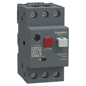 Schneider GZ1E04 | Motor circuit breaker,Easy TeSys Power,GZ1E,AC-3,3P,0.40..0.63A,thermal magnetic trip