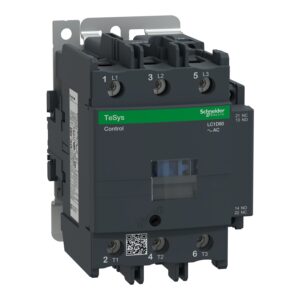Schneider LC1D80E7 | TeSys D contactor – 3P(3 NO) – AC-3 – <= 440 V 80 A – 48 V AC 50/60 Hz coil