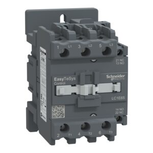 Schneider LC1E65M5 | Contactor,EasyPact TVS,3P(3NO),AC-3,<=440V,65A,220V AC coil,50Hz
