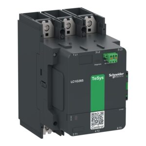 Schneider LC1G265KUEN  | High power contactor, TeSys Giga, 3 pole (3NO), AC-3 <=440V 265A, standard version, 100…250V wide band AC/DC coil