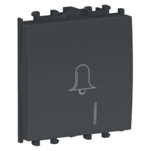 Schneider LMR1432003 | Easy Styl, push-button, for bell switch, 2 modules, black