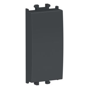 Schneider LMR6020003 | Easy Styl – 1 module Blind Cover – Black