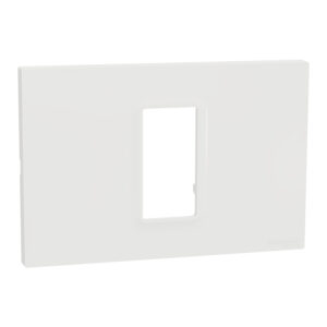 Schneider M3TB01_WE | Cover frame, Miluz E, 1 gang, white