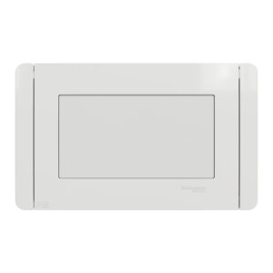 Schneider NU055418 | Cover frame, New Unica, 1 gang, 4 modules, IP55, white