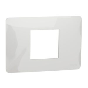 Schneider NU210218 New Unica | Cover frame, New Unica, 1 gang, 2 modules, white
