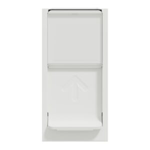 Schneider NU341418 New Unica | Data socket, New Unica, mechanism, RJ45, U/UTP, straight, click, shuttered, white