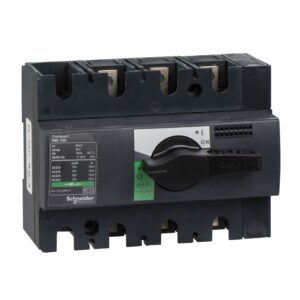 Schneider 28910 | switch disconnector, Compact INS125 , 125 A, standard version with black rotary handle, 3 poles