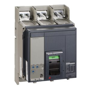 Schneider 33472 | Circuit breaker, ComPact NS1000N, 50kA/415VAC, Micrologic 2.0 trip unit, 1000A, fixed, 3 poles 3d