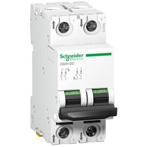 Schneider A9N61532 | miniature circuit breaker - C60H - 2 poles - 20 A - C curve 8 Schneider A9N61532 | miniature circuit breaker – C60H – 2 poles – 20 A – C curve