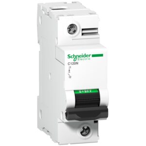 Schneider A9N18357 | Miniature circuit-breaker, Acti9 C120N, 1P, 80 A, C curve, 10000 A (IEC 60898-1), 10 kA (IEC 60947-2)