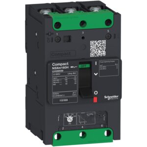 Schneider LV426556  | circuit breaker Compact NSXm 80A 3P 70kA at 380/415V(IEC) compression lug