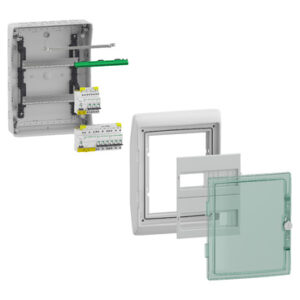Schneider 13984 | Kaedra – for modular device – 2 x 18 modules – 1+1 terminal blocks