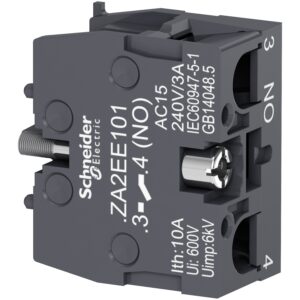 Schneider ZA2EE101 Harmony | Single contact block for head Ø22, 1 NO
