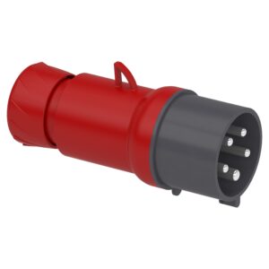 Schneider PKE32M435 | PratiKa wander plug – straight – 32 A – 3P + N + E – 380…415 V AC – IP44