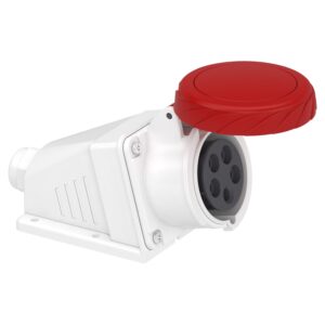 Schneider PKF16W735 | PratiKa socket – screw – angled – 16A – 3P + N + E – 380…415 V AC – wall