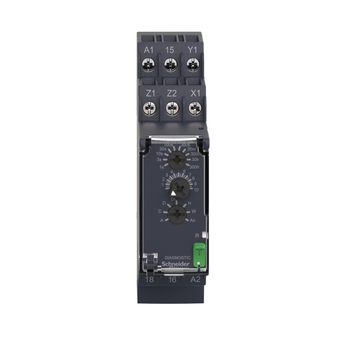 RE22R1MYMR-2.jpg Schneider RE22R1MYMR | Modular timing relay, 8 A, 0.05 s…300 h, 1 CO, multi-function, 24…240 V AC/DC