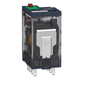 Schneider RXM2AB2P7 | Miniature plug-in relay, 12 A, 2 CO, LED, 230 V AC