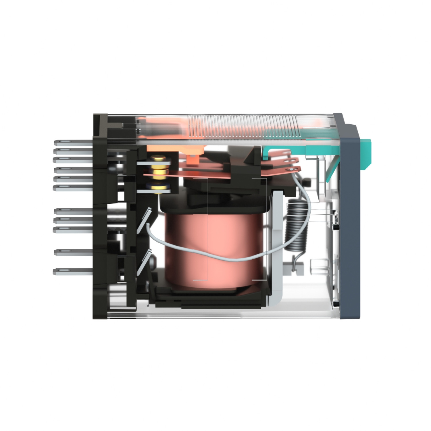 RXM3AB1JD-3.jpg Schneider RXM3AB1JD | Miniature plug-in relay, 10 A, 3 CO, 12 V DC