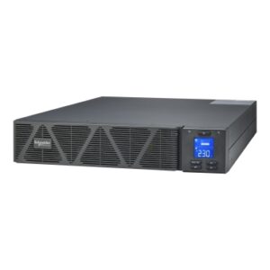 Schneider SRVS1KRI UPS | Easy UPS 1 Ph On-Line, 1000VA, Rackmount 2U, 230V, 3x IEC C13 outlets, Intelligent Card Slot, LCD, W/O rail kit