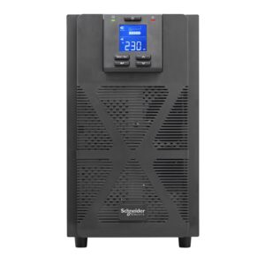 Schneider SRVS3KI UPS | Easy UPS 1 Ph On-Line, 3kVA, Tower, 230V, 6x IEC C13 + 1x IEC C19 outlets, Intelligent Card Slot, LCD – Pure Sine wave