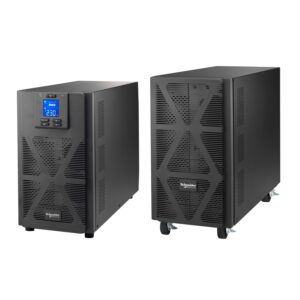 Schneider SRVS6KIL UPS | 1x Hard wire 3-wire(1P+N+E) outlet, 230V, 6kVA/6kW, Easy UPS 1 Ph On-Line, Extended Runtime, Intelligent Card Slot, LCD, Tower – Pure Sine wave