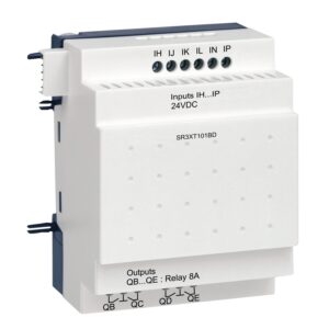 Schneider SR3XT101BD | discrete I/O extension module - 10 I O - 24 V DC - for Zelio Logic 4 Schneider SR3XT101BD | discrete I/O extension module – 10 I O – 24 V DC – for Zelio Logic