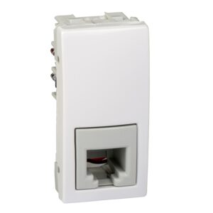 Schneider MGU3.490.18 | Unica – 1 telephone socket – RJ11 – white