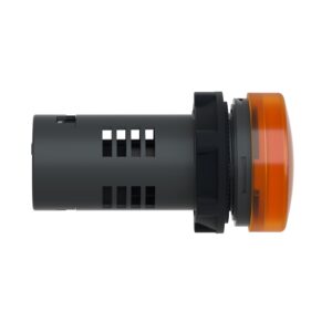 Schneider XA2EVM5LC Harmony | Round pilot light Ø 22 – orange – integral LED – 220 V AC- screw clamp terminals